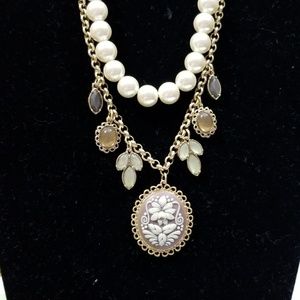 Lia Sophia Southern Belle Double Strand Necklace